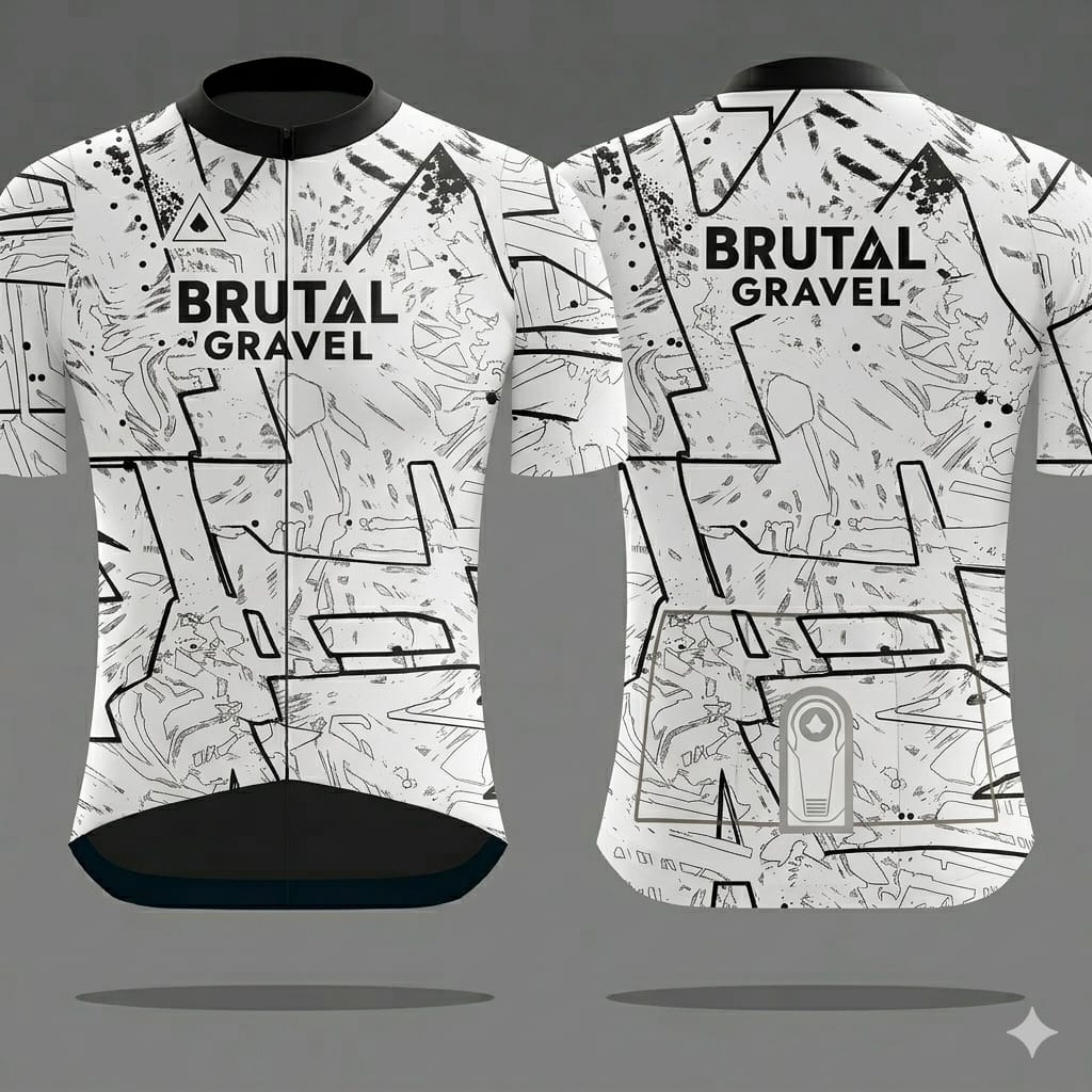Jersey Blanco Brutal Gravel